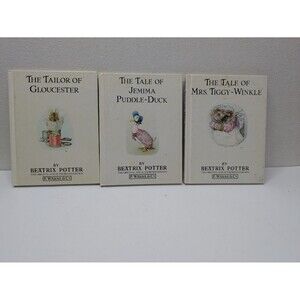 🍁 3/$20 Peter Rabbit Beatrix Potter Mini Books Vintage 80s Tiggywinkle